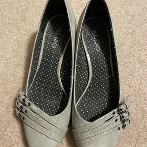 Grey Aldo kitten heels, Size 7